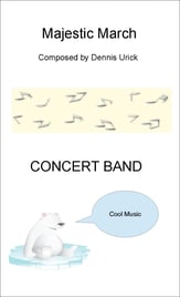 Majestic March Concert Band sheet music cover